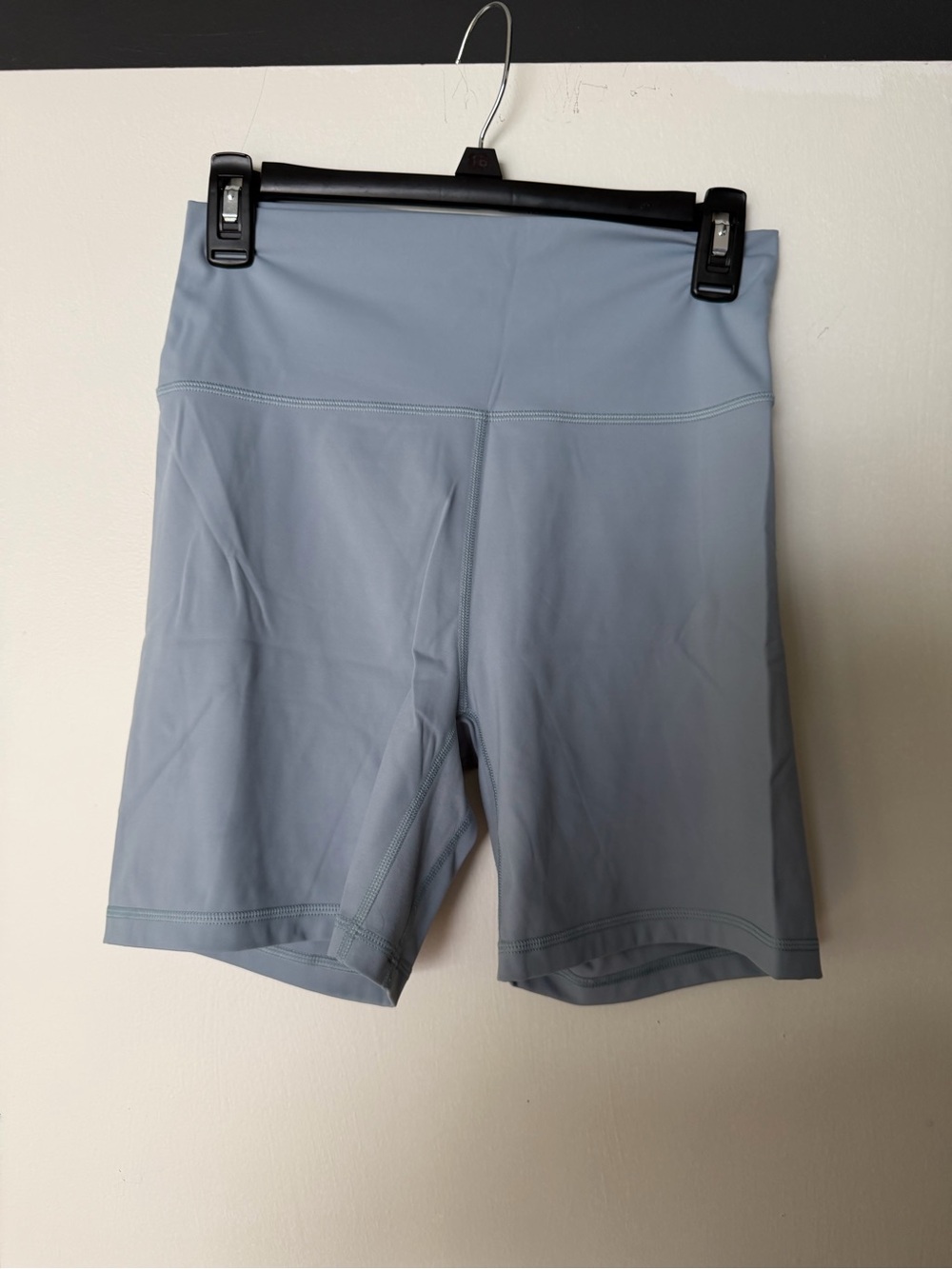CRZ YOGA Light Blue High-Rise Bike Shorts
